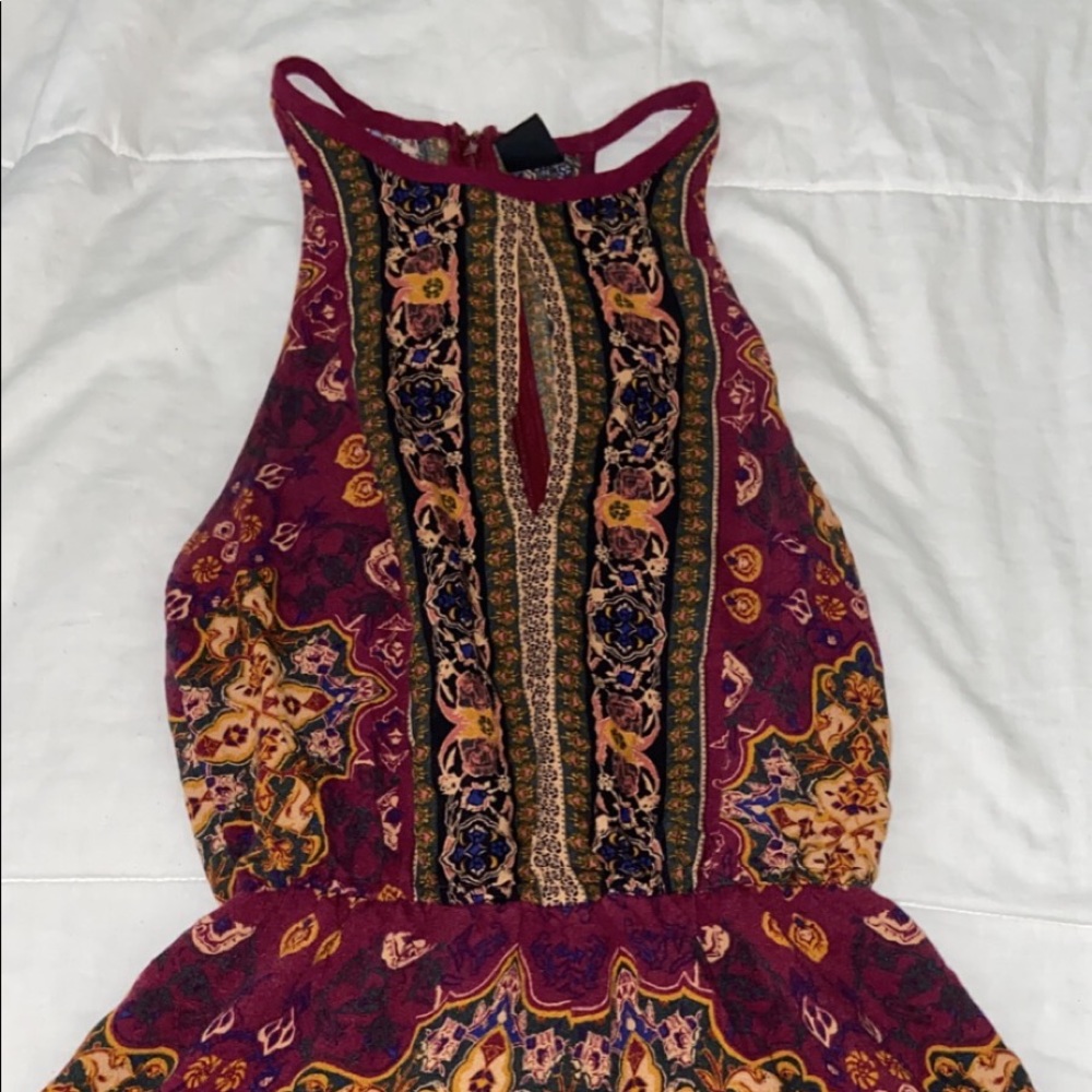 Multi pattern romper